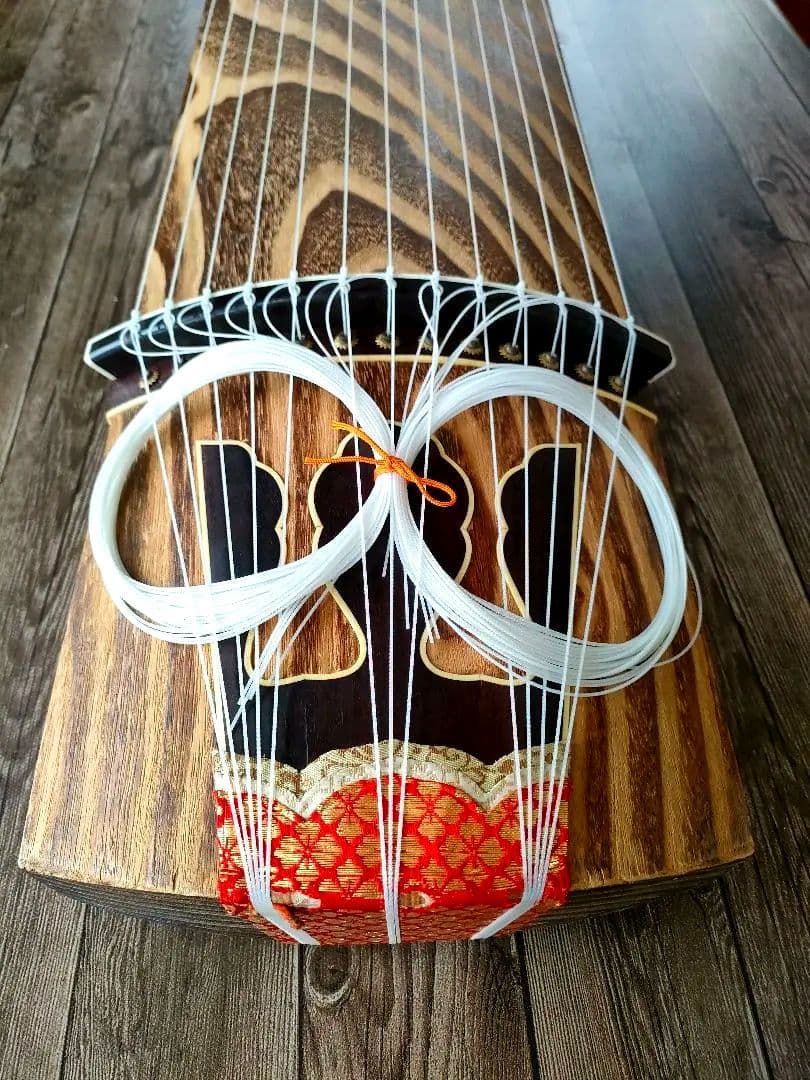 かっちん　山田流　美木目　和楽器　弦楽器 13弦　すだれ彫り　ケース付