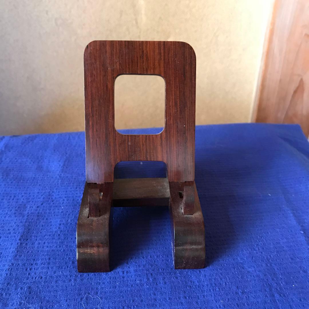 平家琵琶　ミニチュアと台　撥