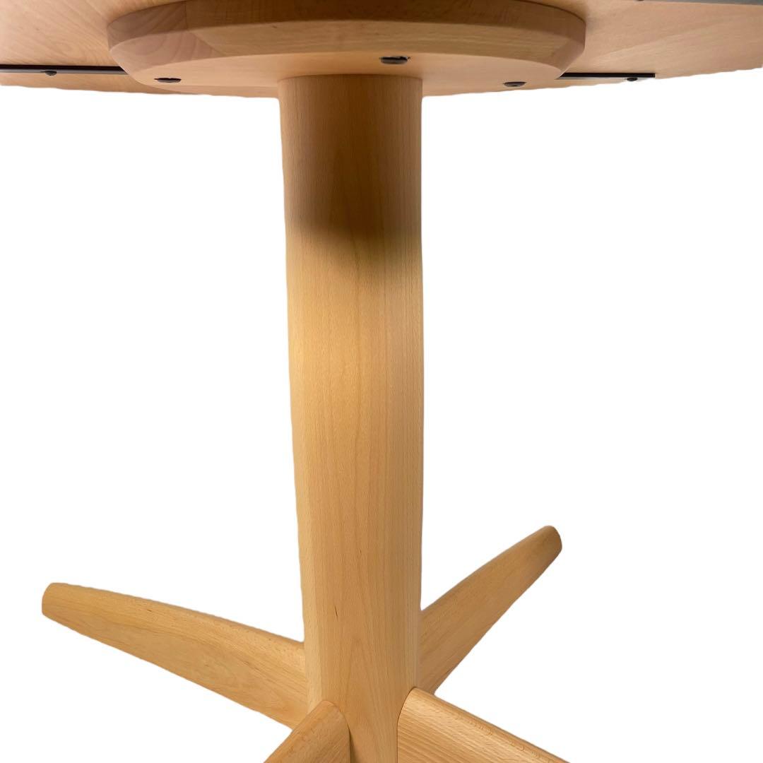 HR501 【美品良好】 HIDA 飛騨産業　円卓　侭（ジン）　ダイニング