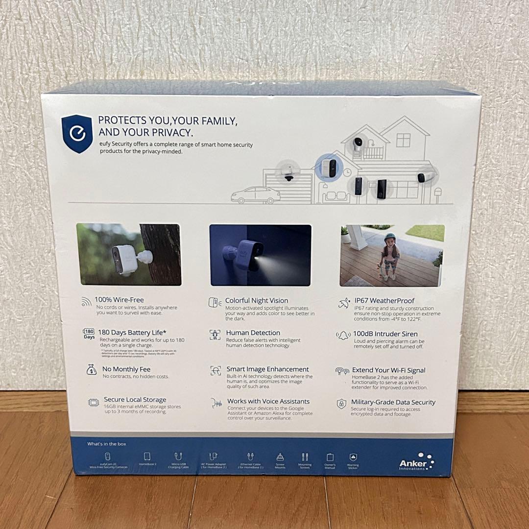 Eufy Security eufyCam 2C 1-Cam Kit 防犯カメラ