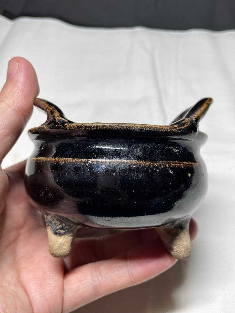 香炉。香道具、茶道具。古美術。骨董品。明時代。美品。希少品。舊家蔵出し。