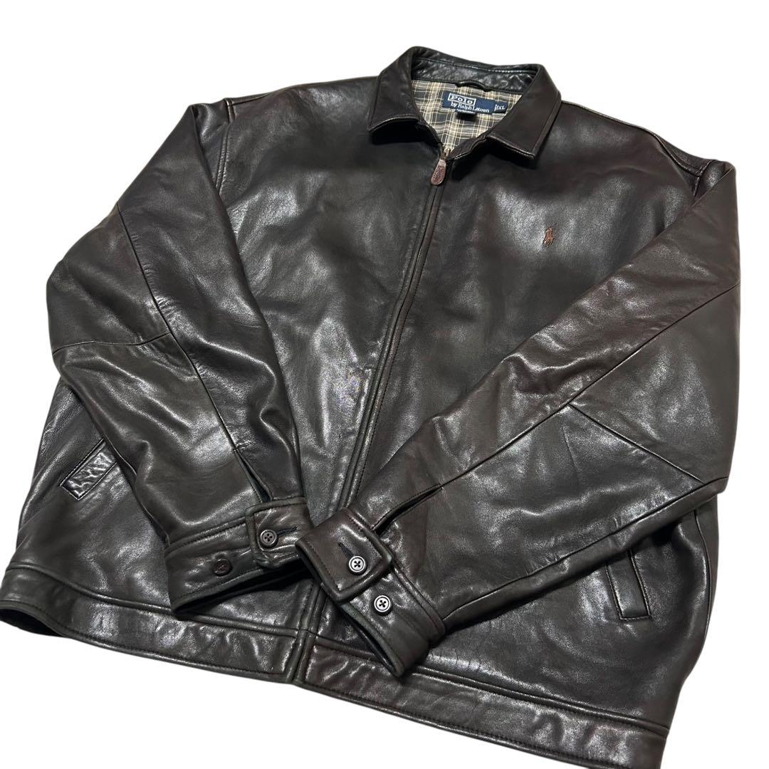 90s Ralph Lauren ラルフローレン レザージャケット ヴィンテージ