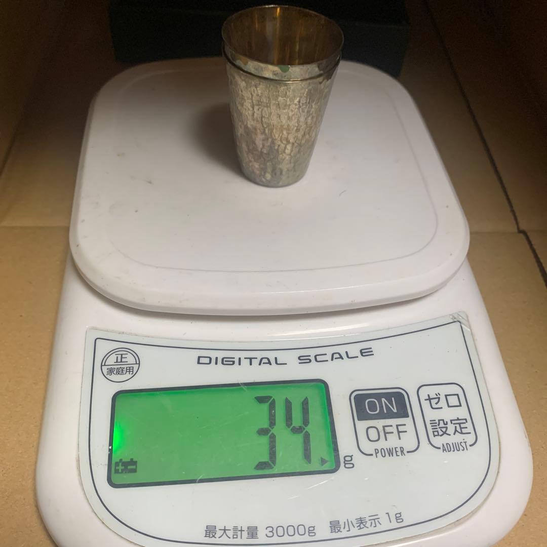 純銀　酒器　コップ　盃　銀杯