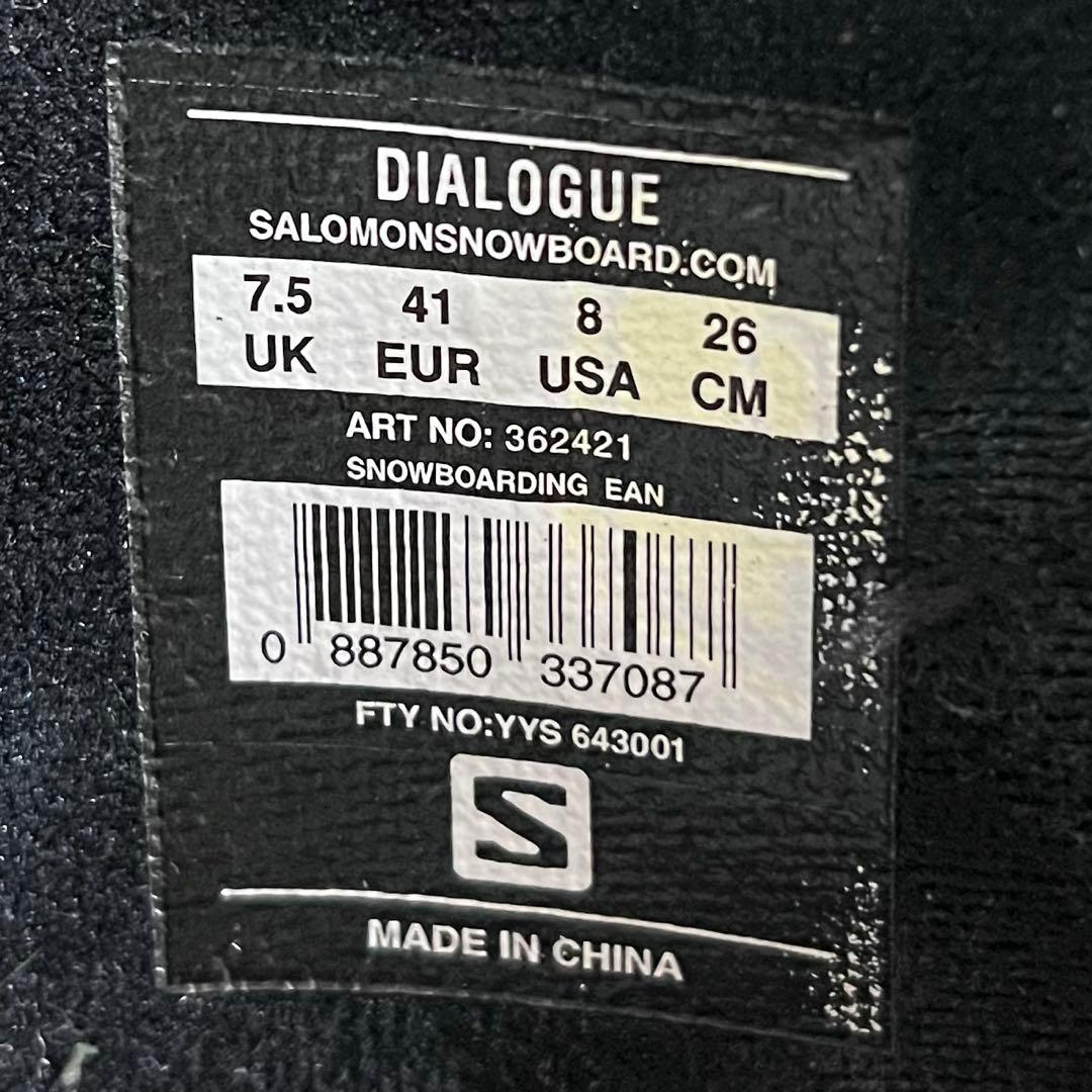 【美品_即日発送】SALOMON DIALOGUE ダイアログ 26.0cm