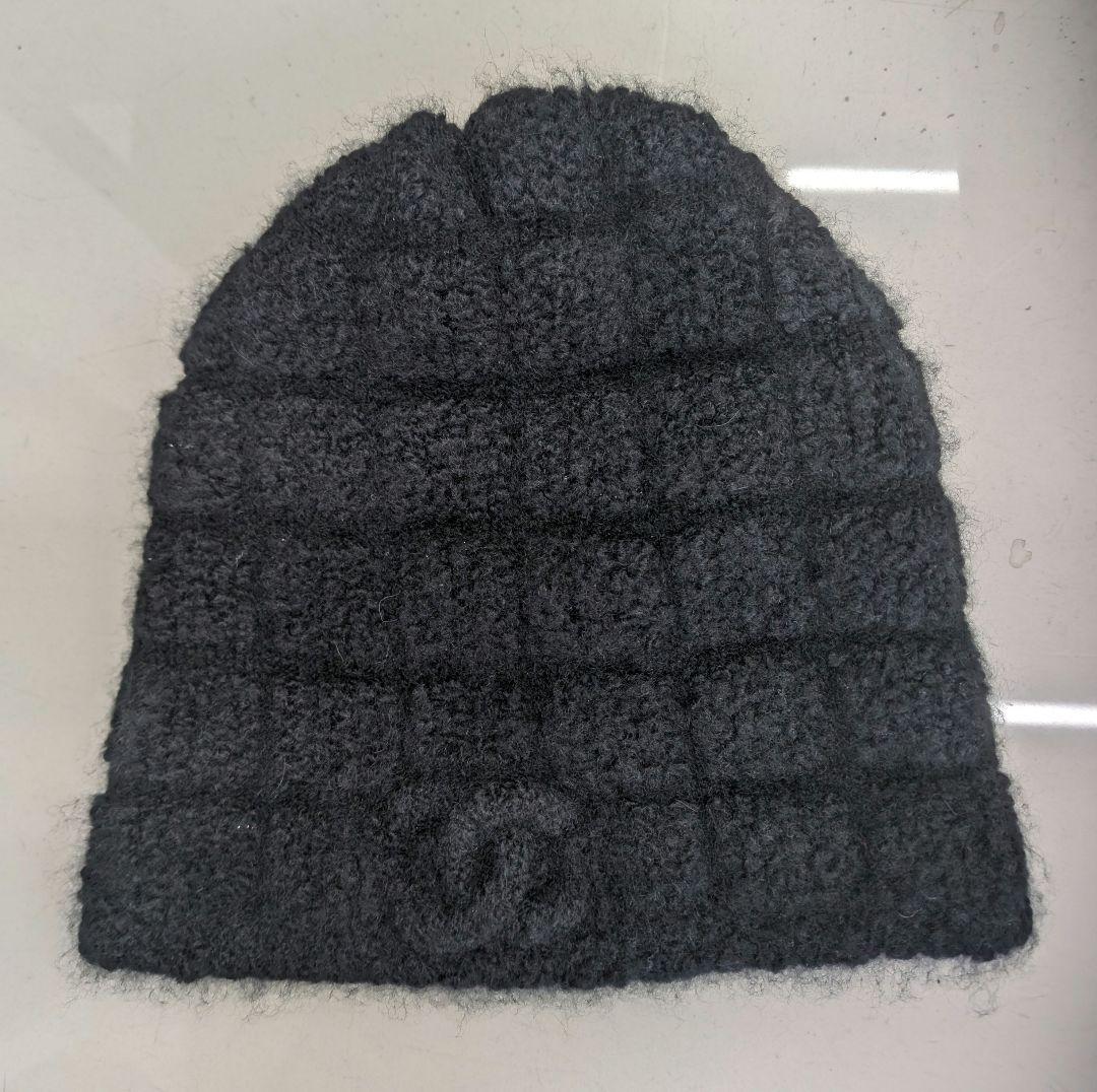 CHANEL シャネル ニット帽 カシミヤ ココマーク
