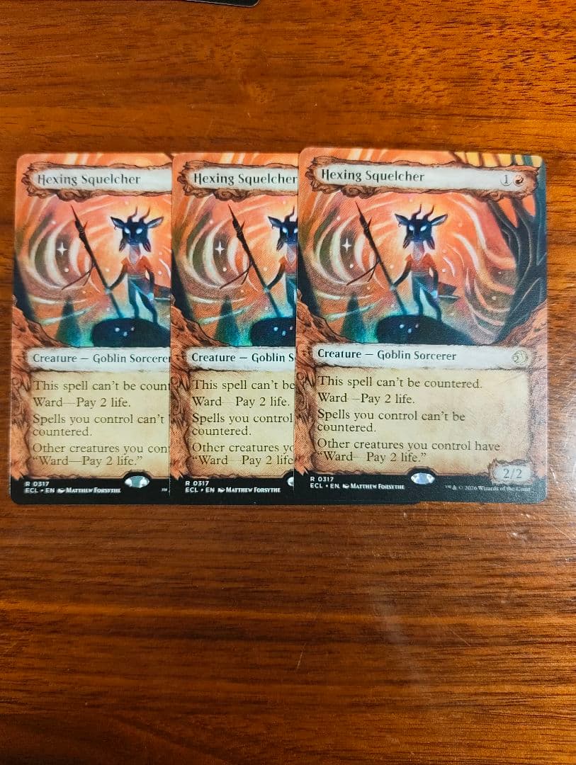 呪咀の壊し屋　ショーケース英語　3枚