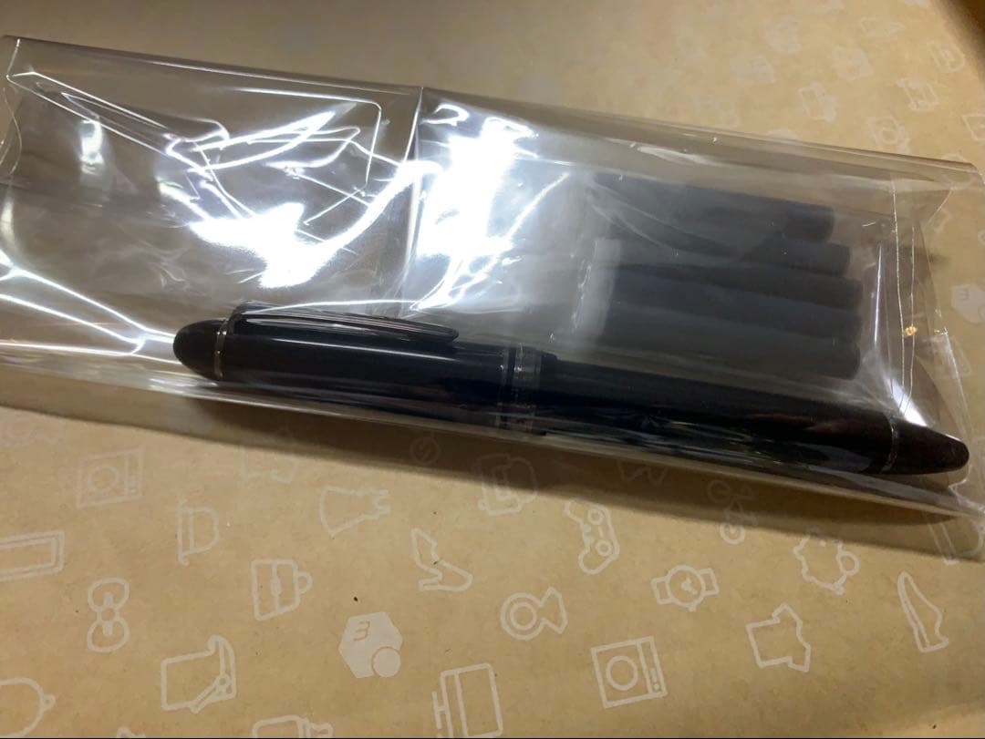 セーラー万年筆　プロフィット21 ブラックラスター　EF 極細　匿名送料込