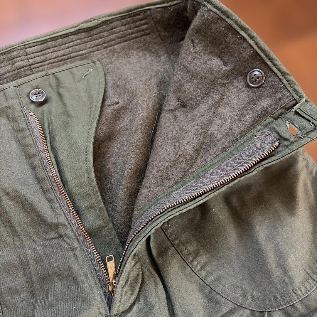 【超貴重・新品】米軍放出品　81年製　防寒・デッキパンツ