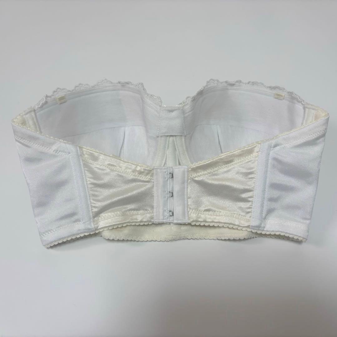 極美品 セモアブライダルインナー ホワイト ウェディングドレス 結婚式 収納袋付