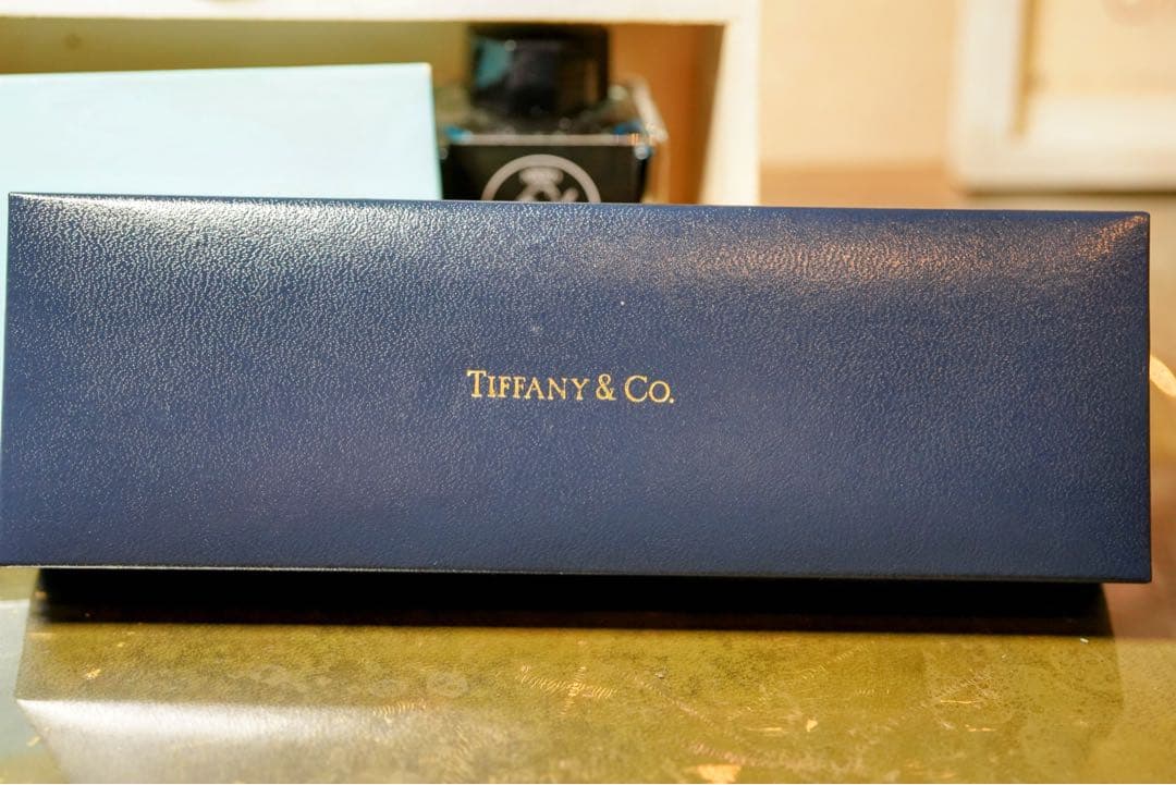 パーカー　デュオフォールド　ボールペン　ティファニー　希少　ローラーボール