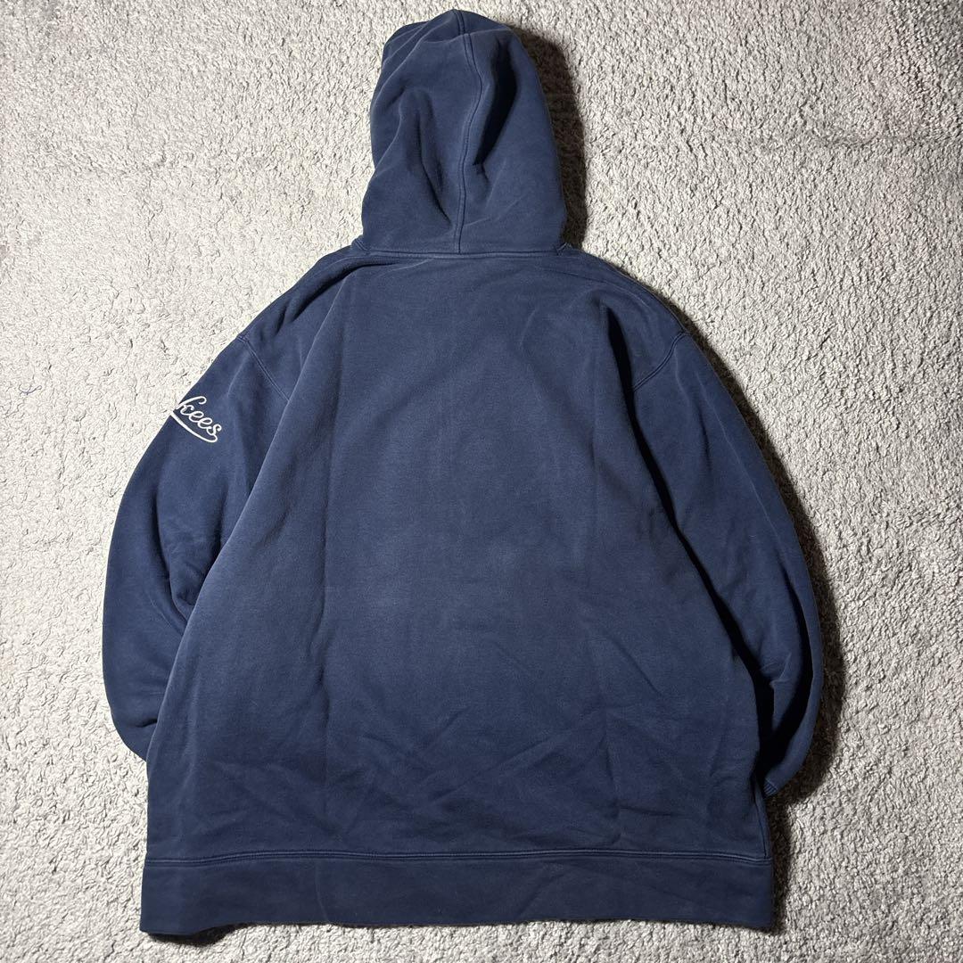 ナイキ　NIKE 刺繍デザイン　パーカー　ヤンキース　ユニセックス　90s 古着