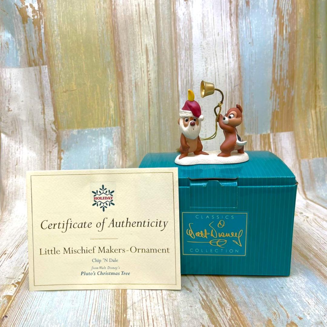WDCC チップとデール チップ＆デール クリスマス オーナメント フィギュア