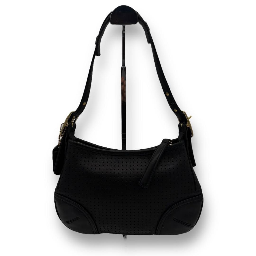 バッグ Old Coach Leather Half Moon Hobo bag