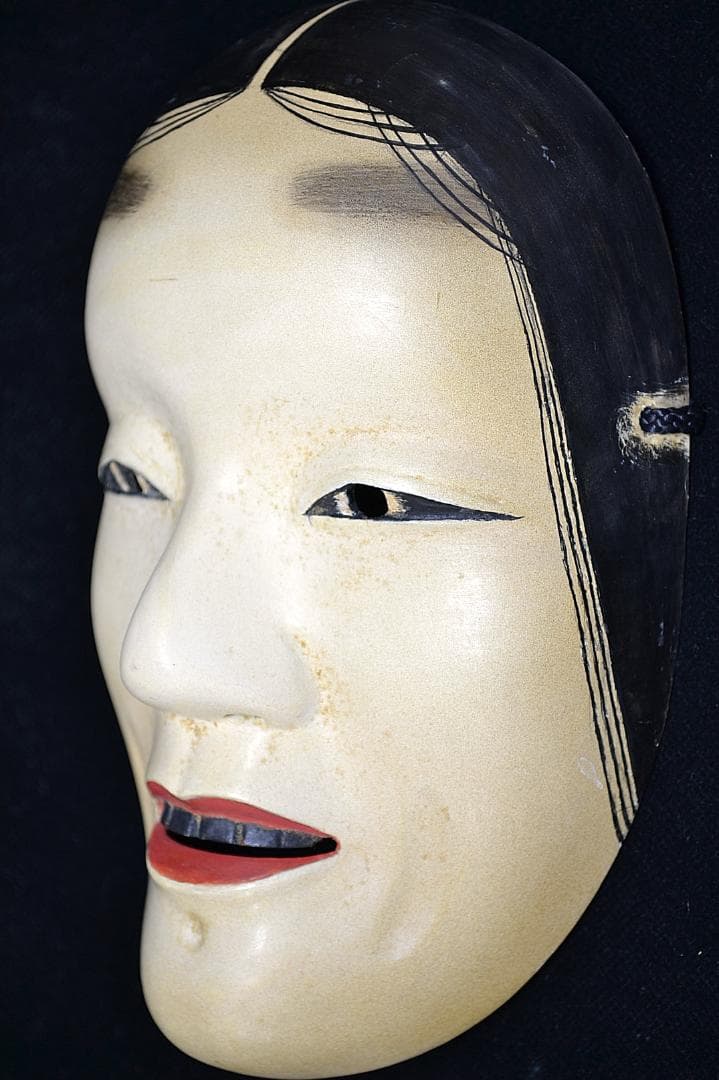 能面 木彫 深井面