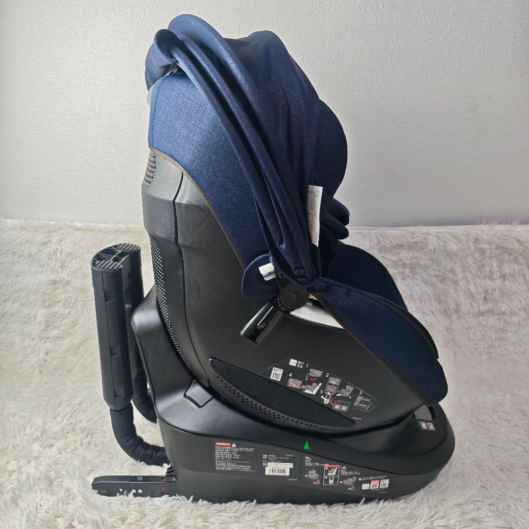 【ほぼ新品】エールベベ クルット5i グランス ISOFIX 新生児