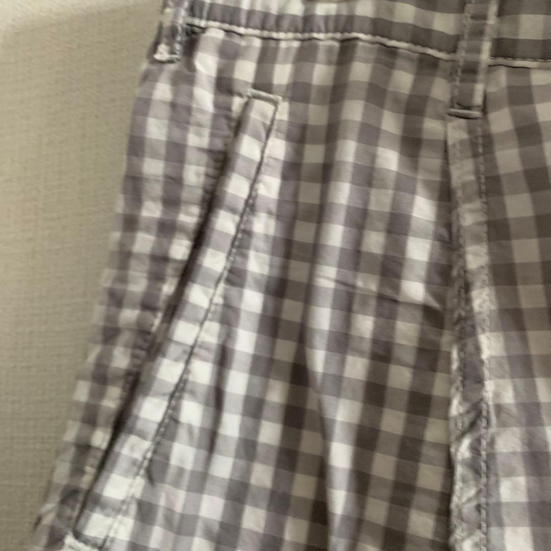 コムデギャルソン　サルエルパンツ　ギンガムチェックs