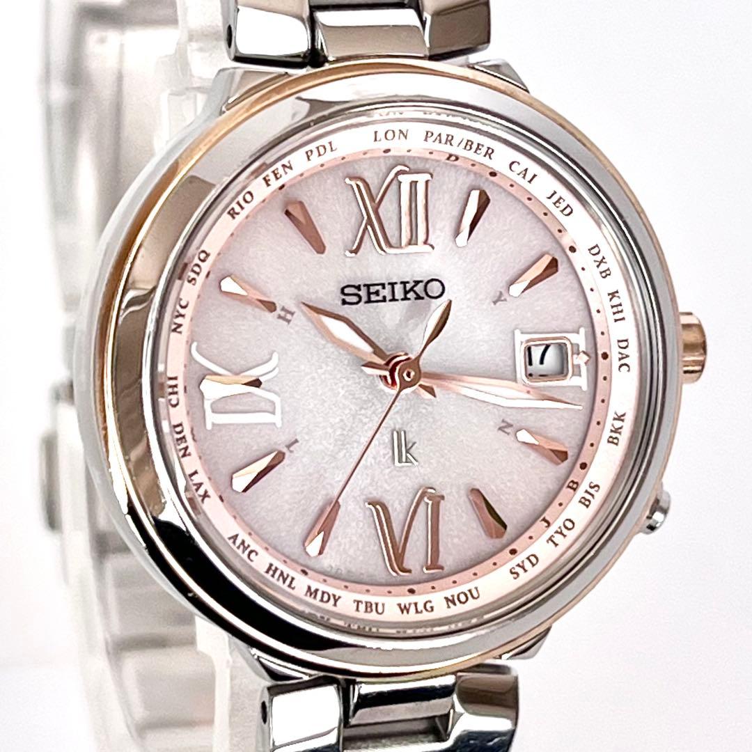 【Rei】　セイコー SEIKO ルキア レディース 腕時計 電波ソーラー