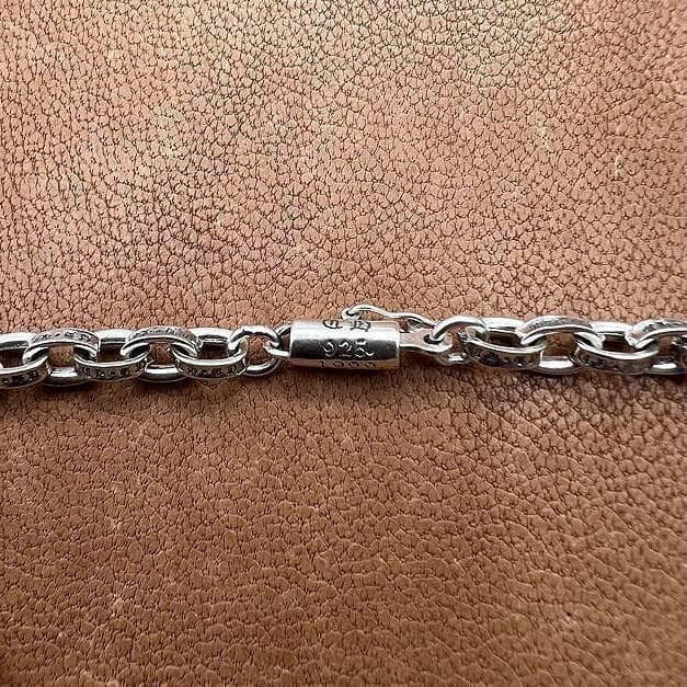 ペーパーチェーン ブレスレット シルバー 925 20cm 4205