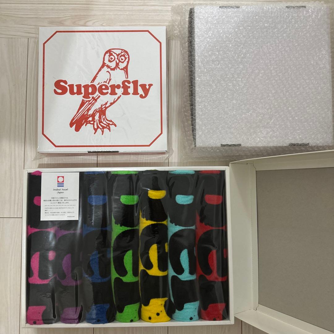 ②Superfly 会場限定タオル　掛時計　Tシャツ　Mサイズ　グッズ　セット