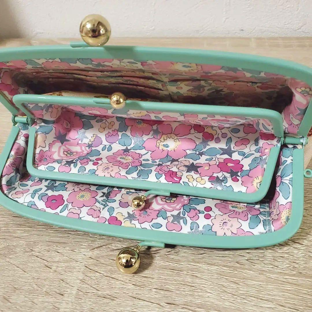 ハンドメイド 19cmがま口長財布 yukiemon アニバーサリー