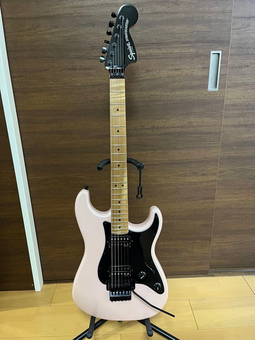 Squier ストラトキャスター　HH FRシェルピンク