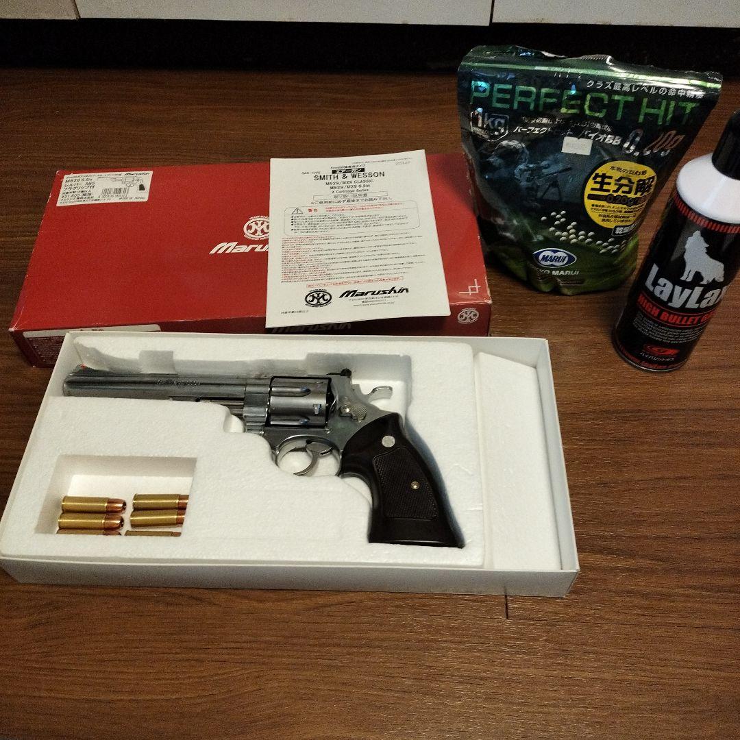 【フルセット】マルシン リボルバー シルバー M629 6.5in ABS