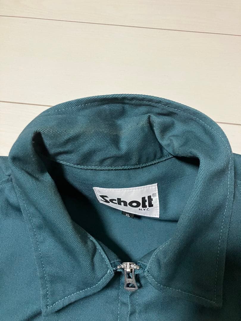 Schott ワークジャケット XL グリーン