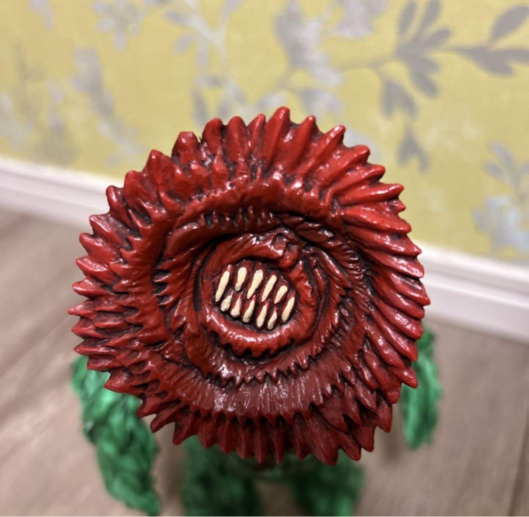 極美品 暗黒エンターテイメント 一期 ソフビ 植物怪獣 乙式 初期