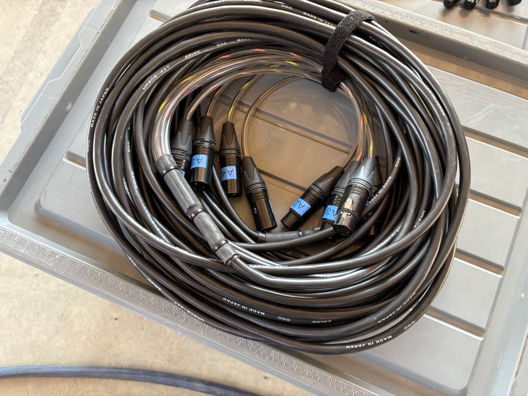 s*4様 カナレMR202-4AT XLR 4chマルチケーブル25m