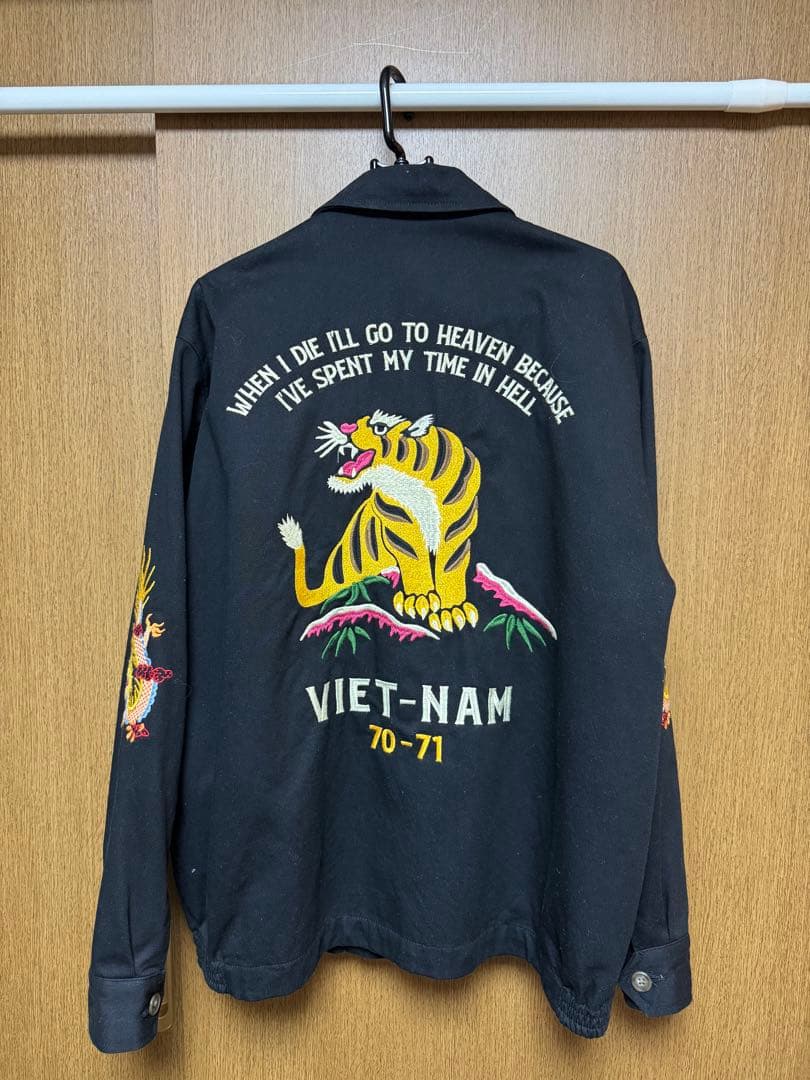 HOUSTON X-LARGE ジャケット 虎と鷲刺繍