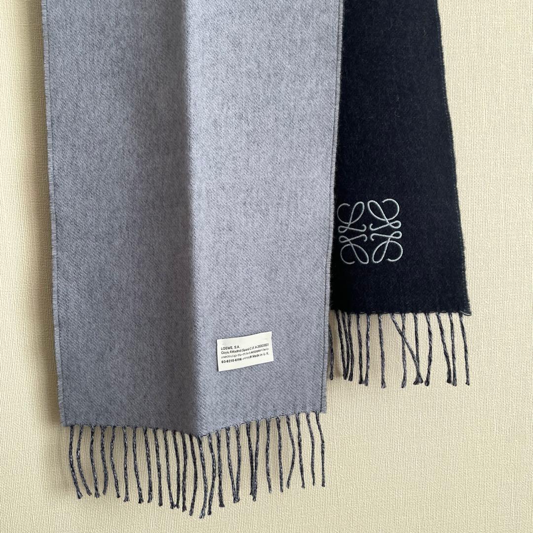 LOEWE バイカラー マフラー ロエベ