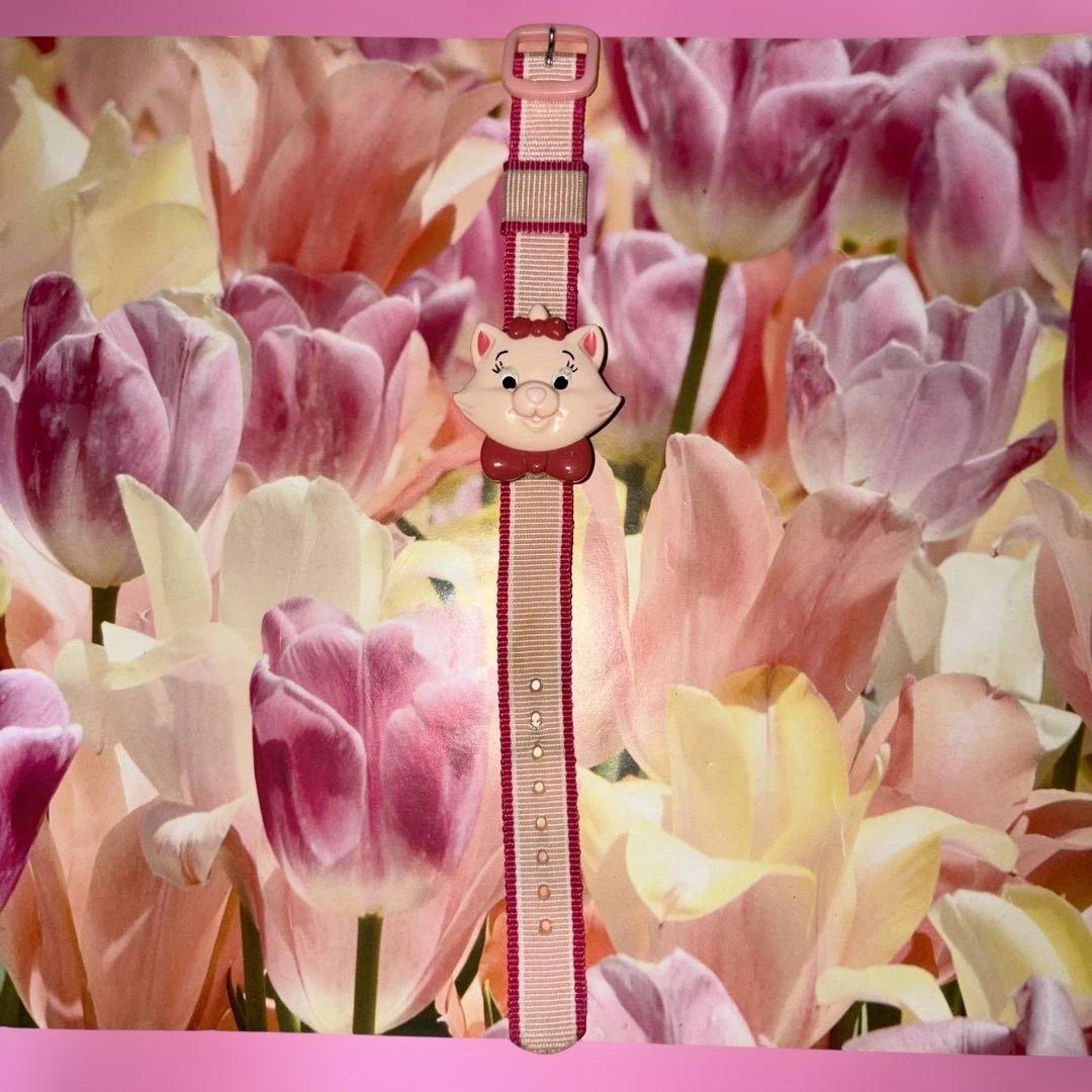 【昭和レトロ】SEIKO ALBA Disneyおしゃれキャット マリー 腕時計