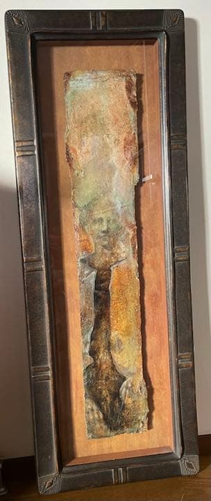 ミクストメディア : 藤浪理恵子「転位 Ⅱ」1992  額装