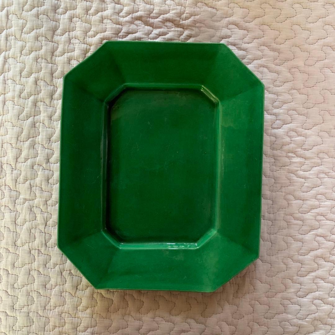 珉平焼　無地　額皿　柄なし