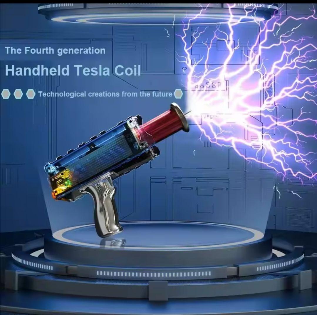 テスラコイル　ハンディタイプ　プラズマ放電　　プラズマ放電強弱　パルス変更