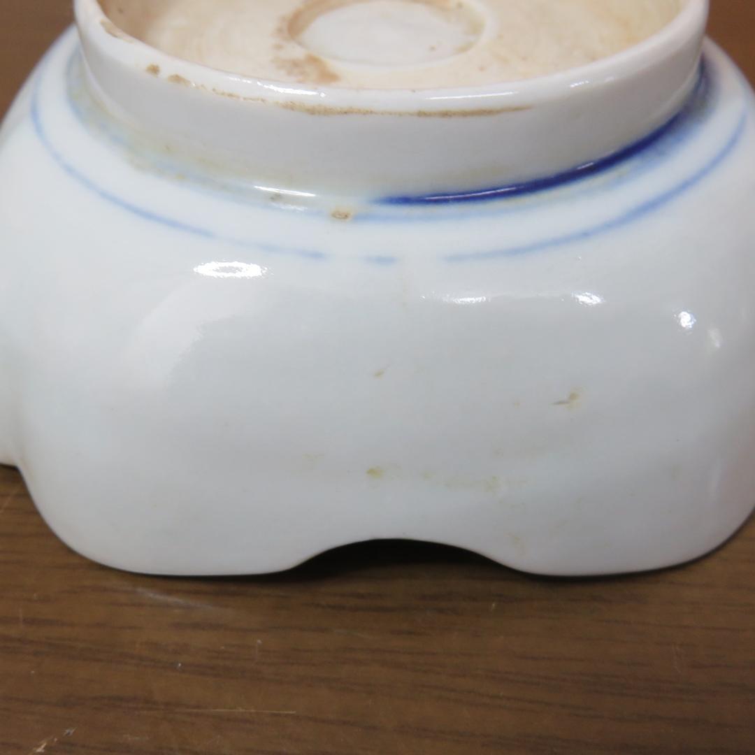 変形鉢 共箱 ネズミ 四角 歪み 窯傷 金彩 色絵付け 小判 祝い皿 10組