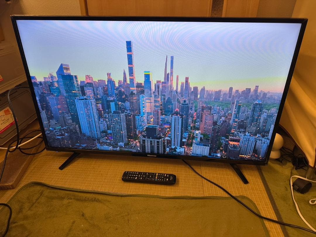 ハイセンス hisense 43型　テレビ　43A50　2018年製極美品！