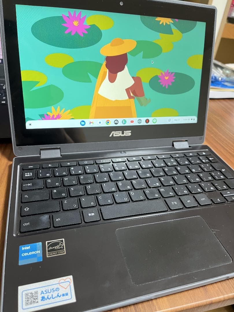 ASUS Chromebook Flip CR1 タブレット可 タッチパネル