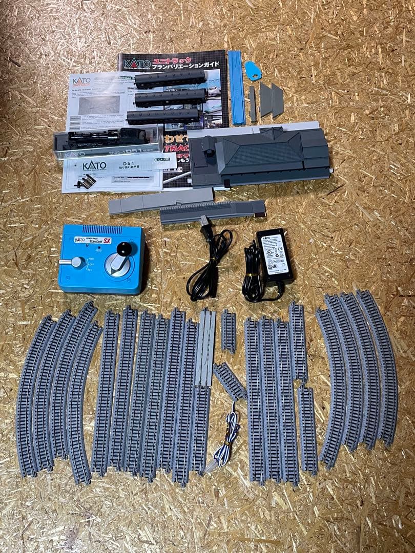 Nゲージ KATOレールセット D-51機関車セット　お正月セール中