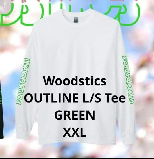 Woodstics　OUTLINE L/S Tee　GREEN　XXL