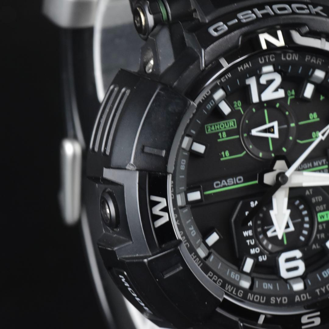 美品 G-SHOCK GW-A1100 1A3JF 電波ソーラ スカイコクピット