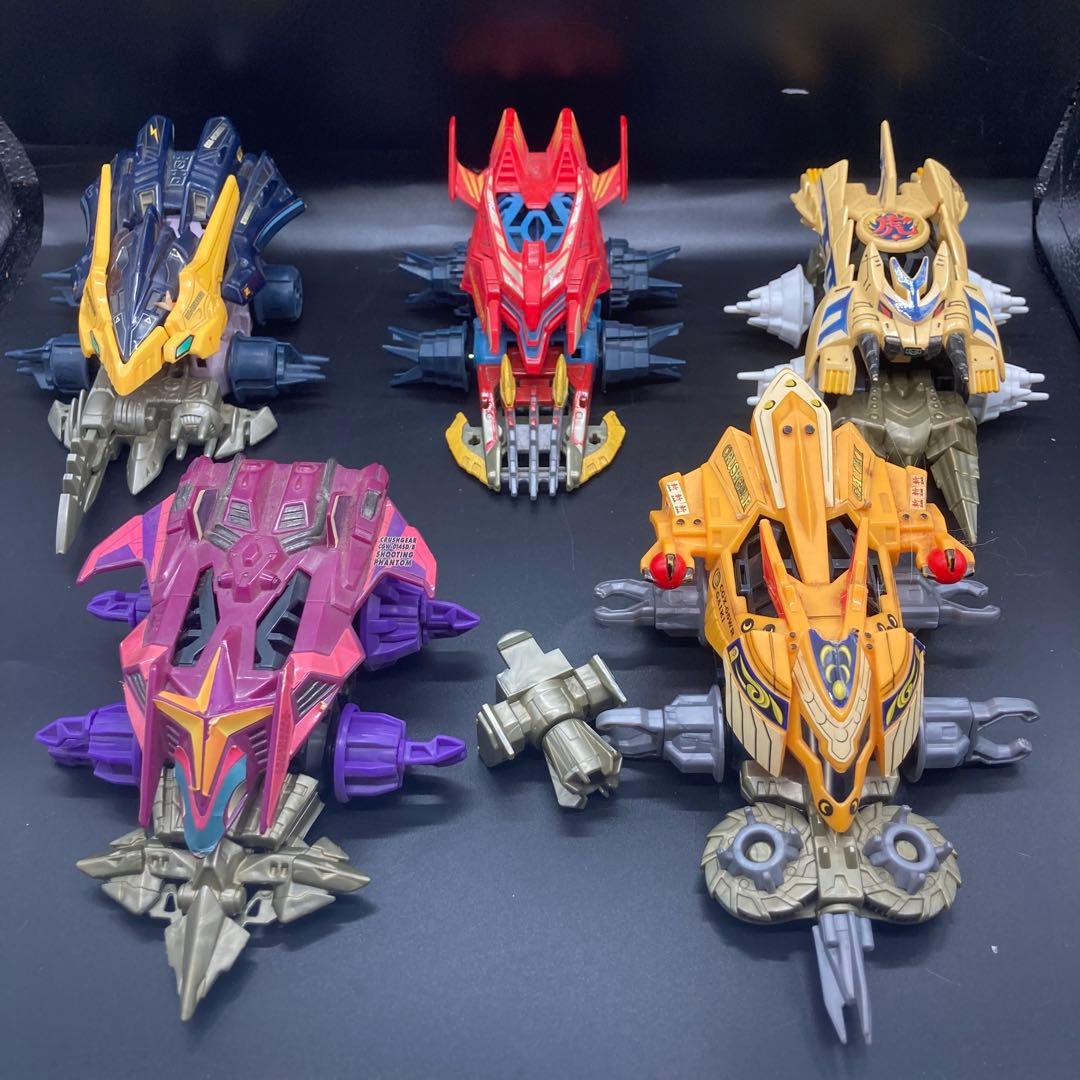 当時物クラッシュギア動作確認済5台セットシューティングファントム