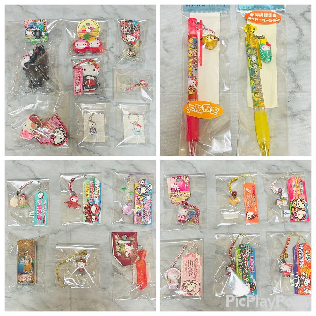 ハローキティ ご当地根付ストラップ 160個