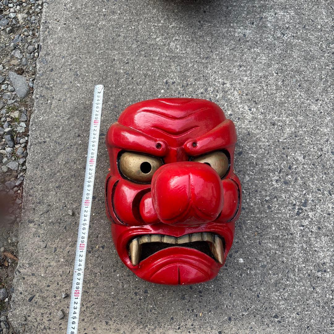 天狗 木製お面