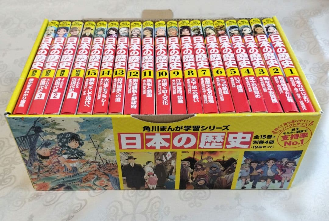 角川まんが学習シリーズ 日本の歴史 全15巻+別巻4冊セット　美品