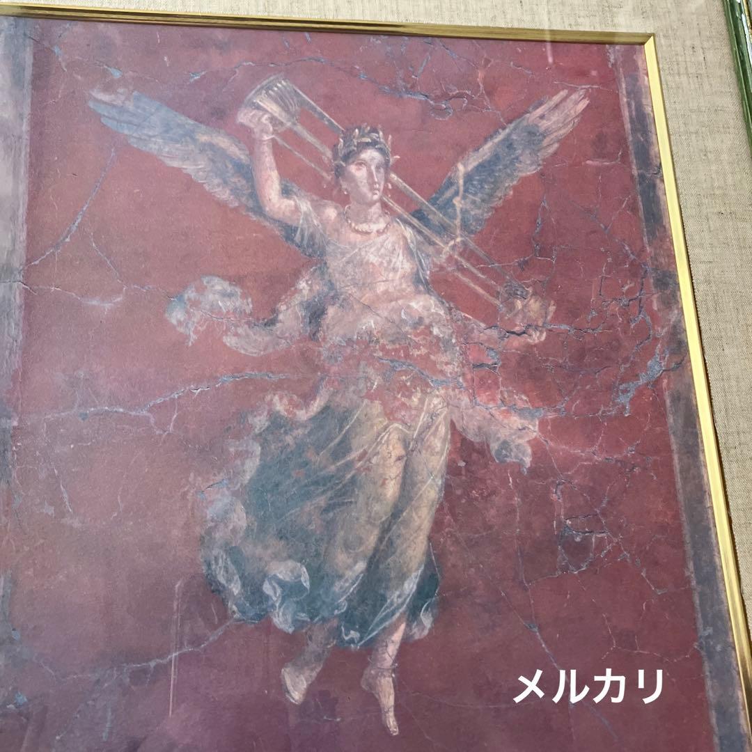 ポンペイ壁画展　三脚釜を持つ勝利の女神　300部限定品　大型額
