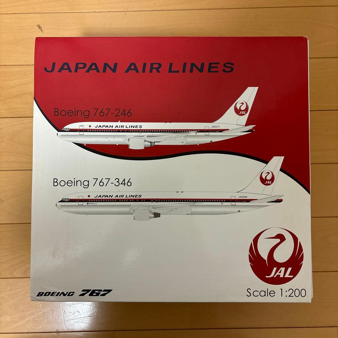 n*u様 最終価格　JAL Boeing 767-246 1:200モデル