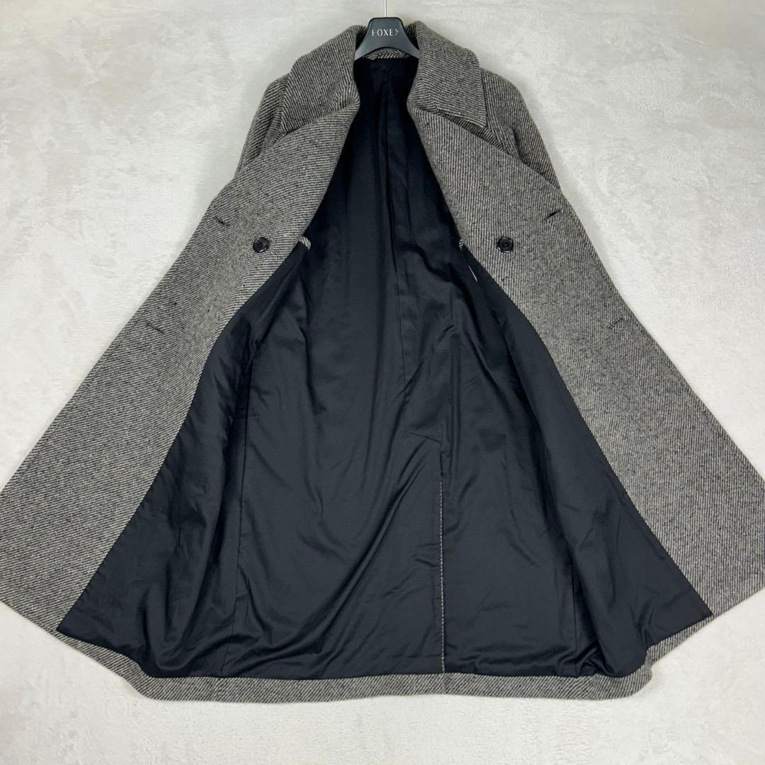 マーガレットハウエル 近年モデルヘリンボーンダブルチェスターコート ユニセックス