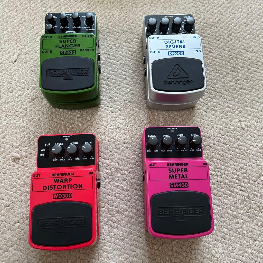 Behringer ギターエフェクターセット　9＋1個