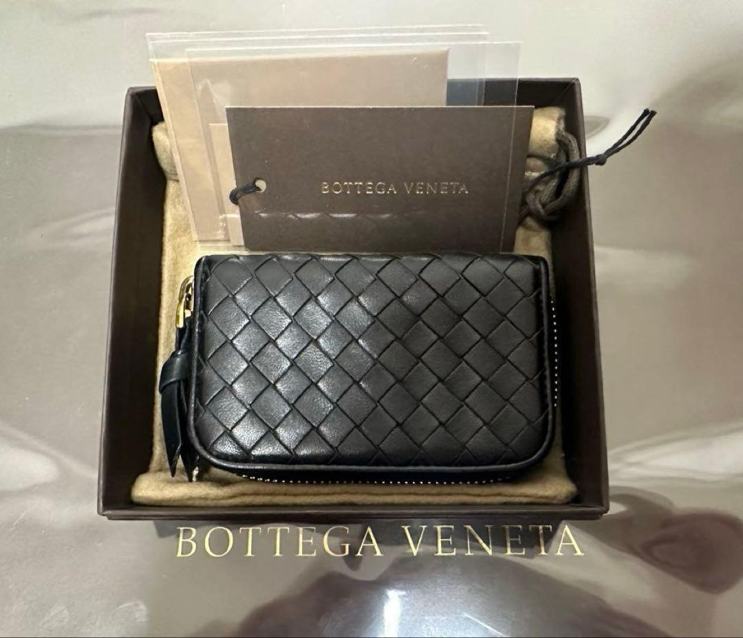 ★【極美品】ボッテガヴェネタ ケース ラム／ネロブラック／ゴールド✨✨✨3️⃣